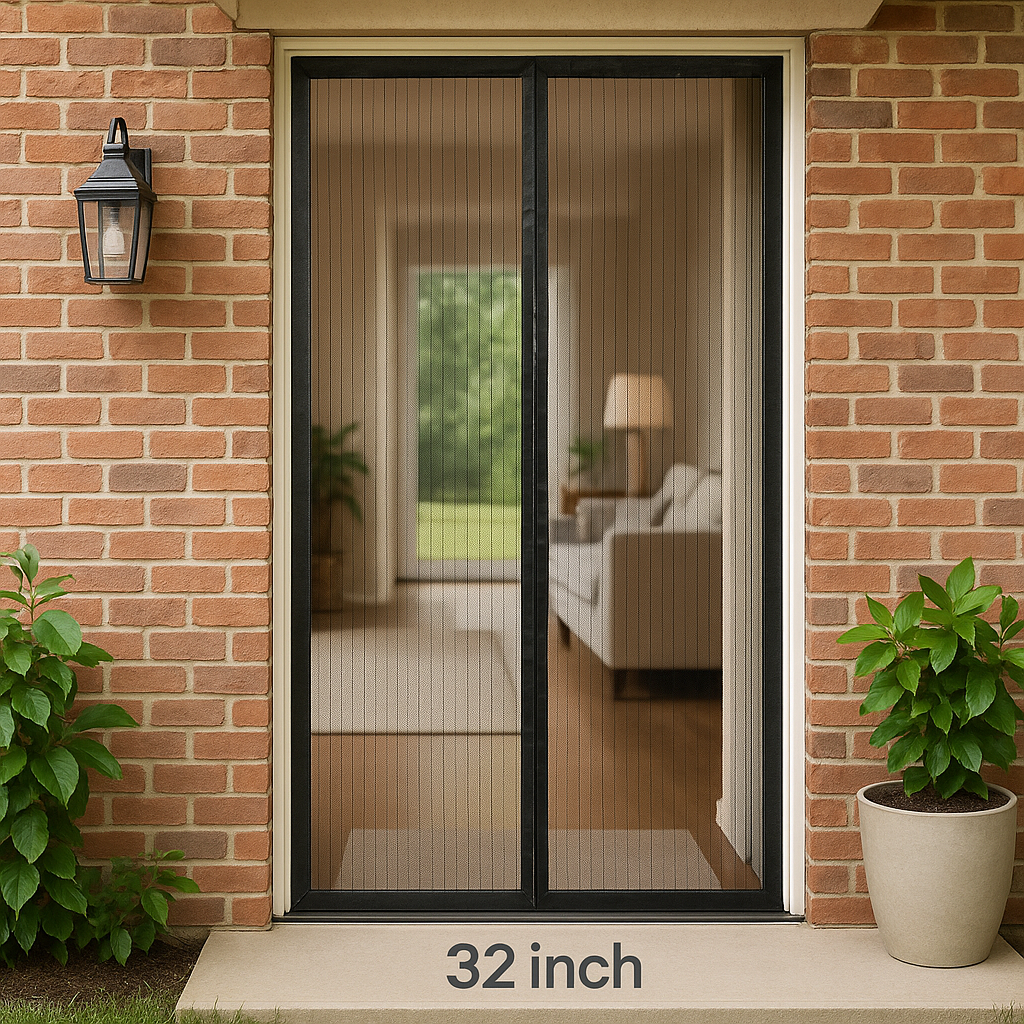 Still Bothered by Bugs? Find the Perfect 32-Inch Magnetic Screen Door Solution for Your Home!