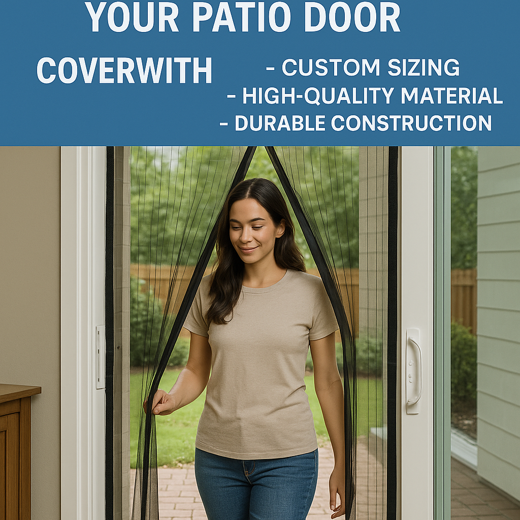Need a Magnetic Screen for Patio Door? Get the Perfect Fit with Coverwith!