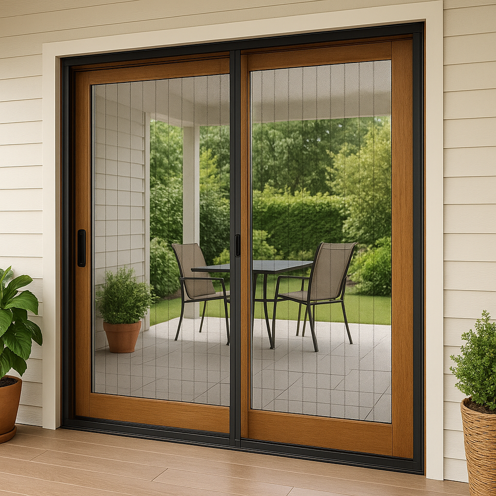 Patio Door Screen Magnetic Solution? Coverwith's Custom Fit is Unbeatable!
