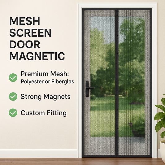 Mesh Screen Door Magnetic Closure: Why Quality & Custom Fit Matter Most