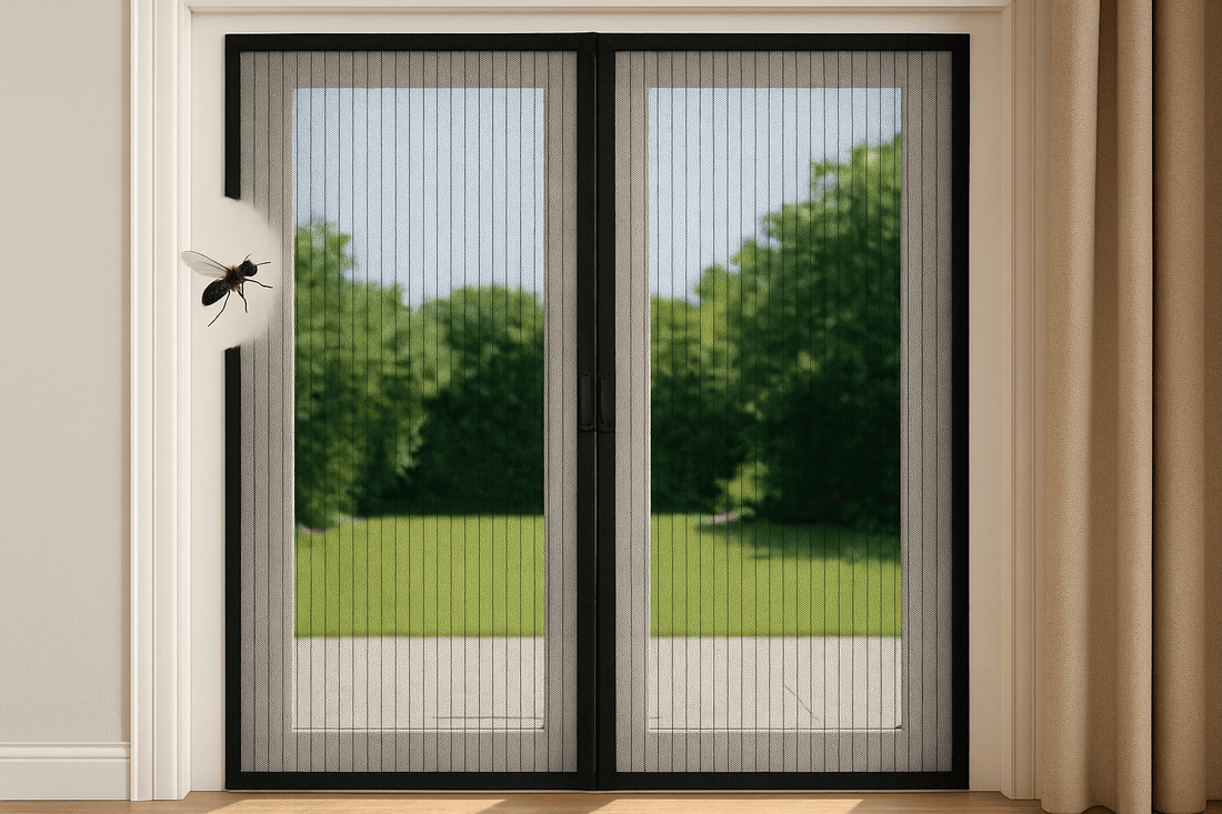 Magnetic Mesh Screen Door: The Genius Way to Block Bugs, Not Breezes - CoverWith