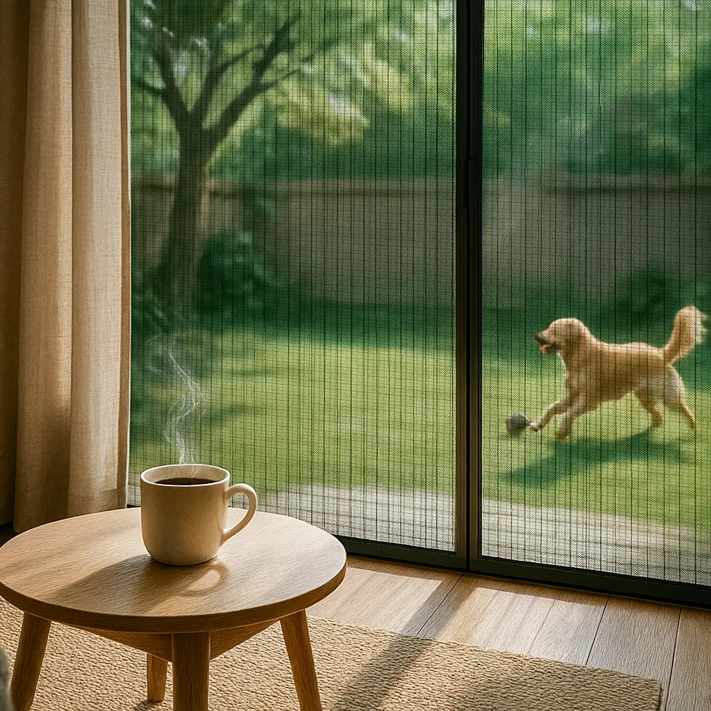 Coverwith magnetic screen door - Your gateway to a breezy home