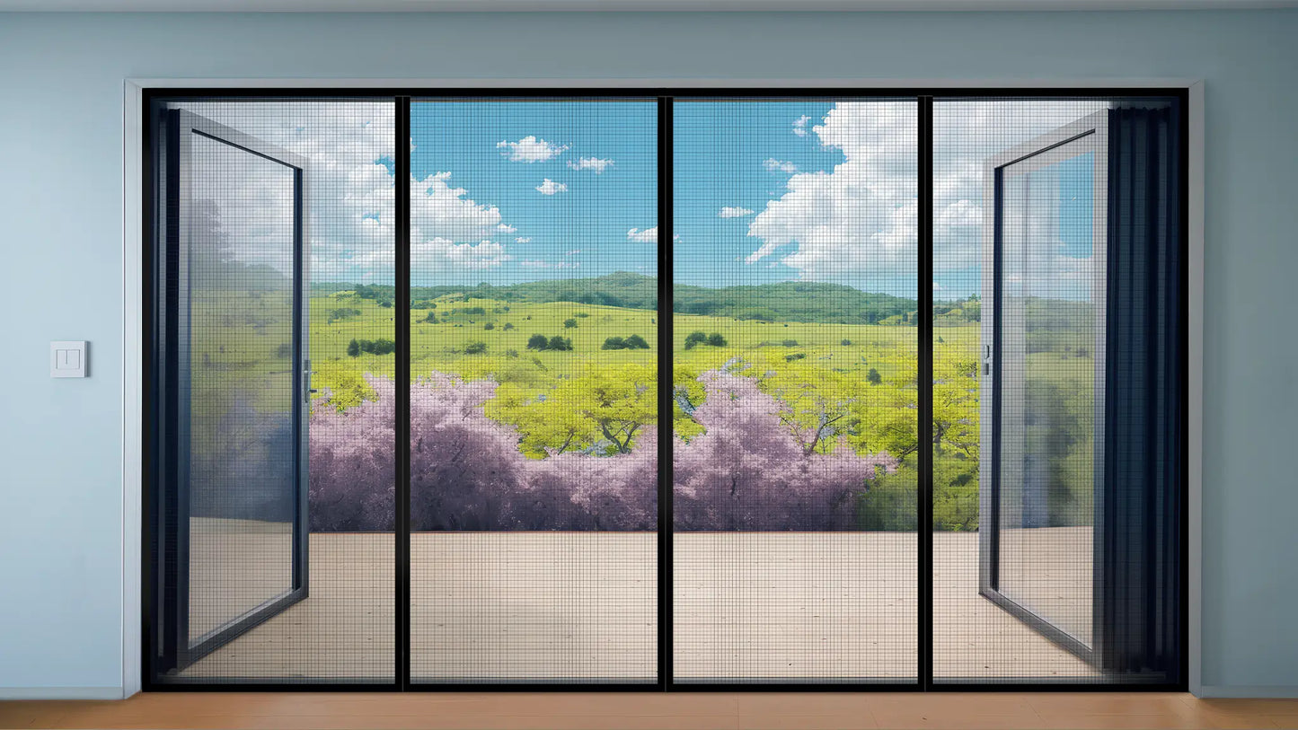 Double Opening | Magnetic Screen Door - CoverWith