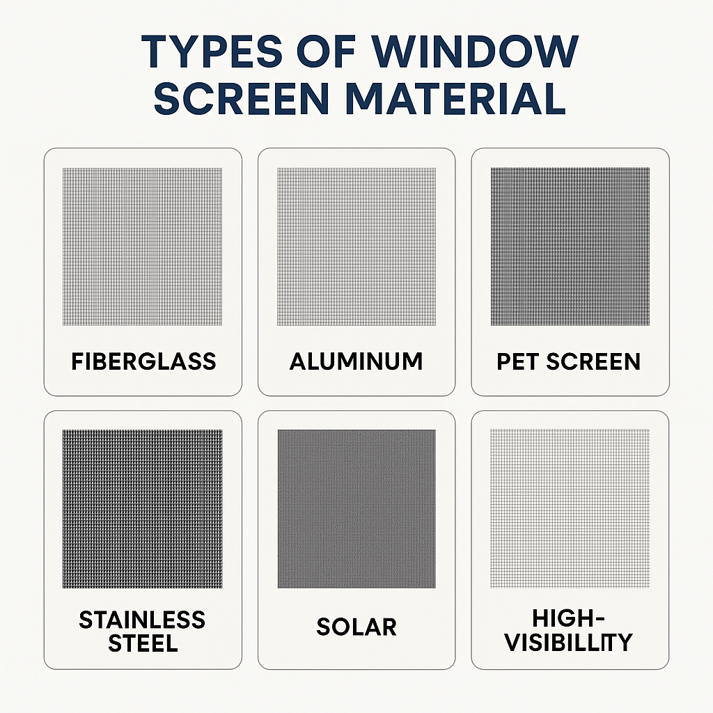 Beyond Keeping Bugs Out: Choosing the Best Window Screen Material for Clarity, Durability & Performance