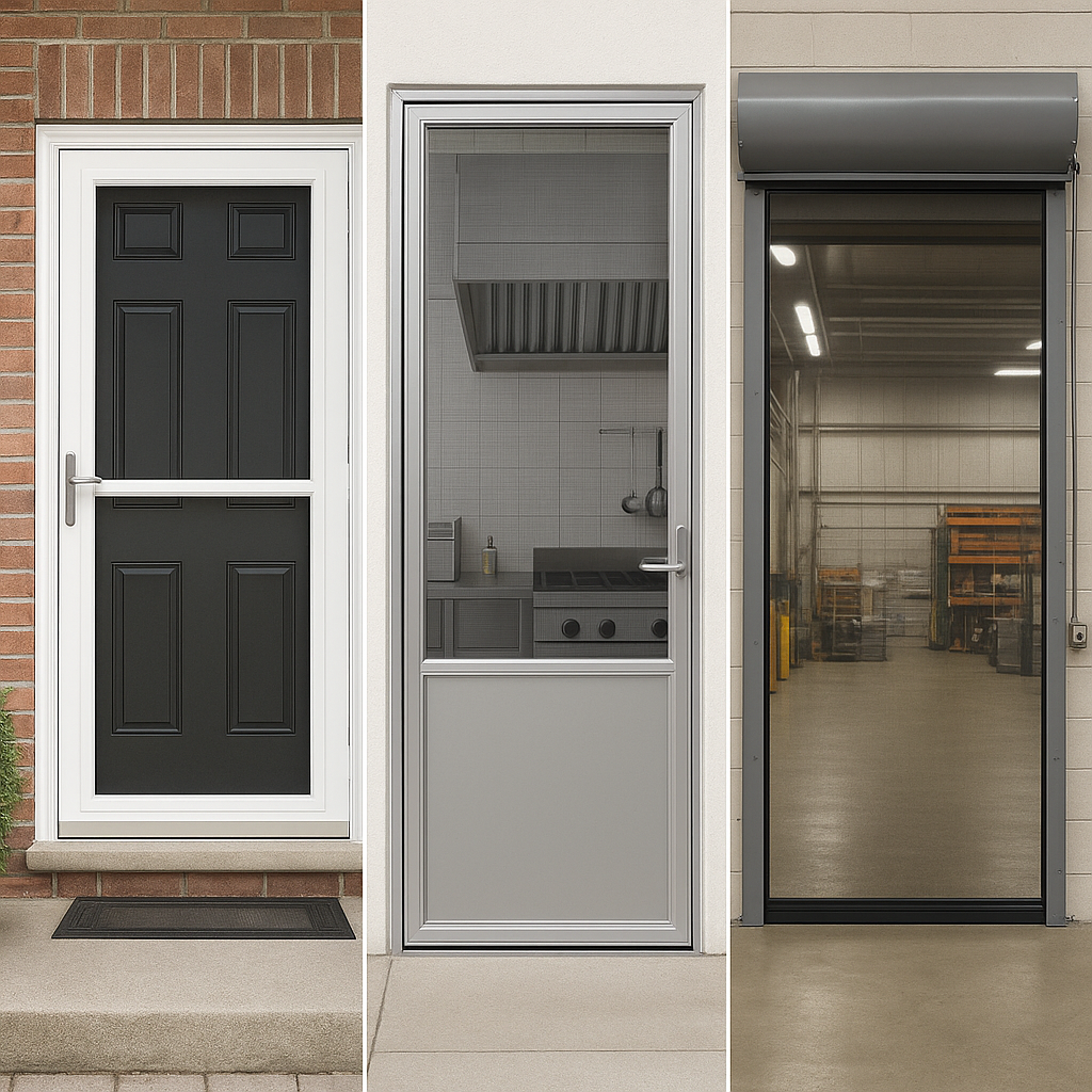The Ultimate Guide to Combination Storm Doors and Commercial Screen Doors: Enhancing Entryways for Home and Business