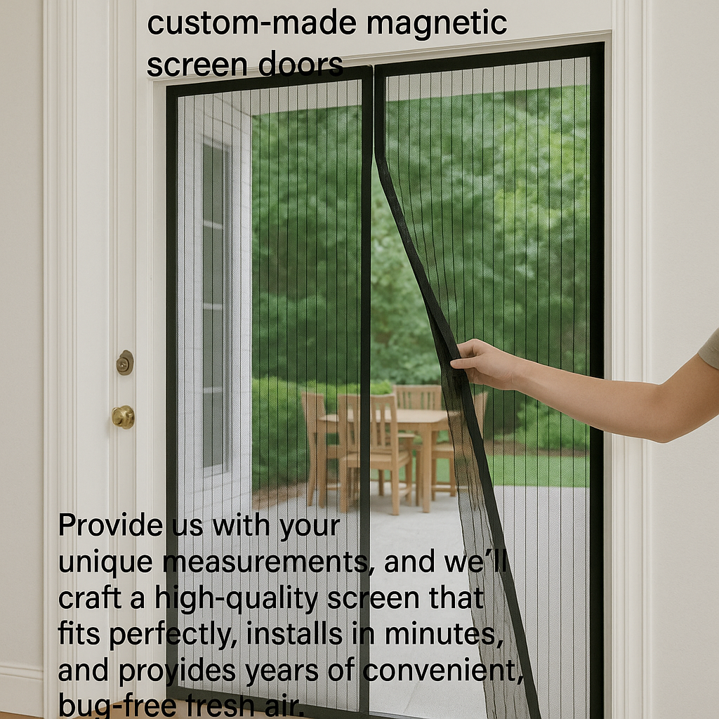Frustrated by Non-Standard Door Sizes? Your Perfect-Fit Screen Door Solution is Here!