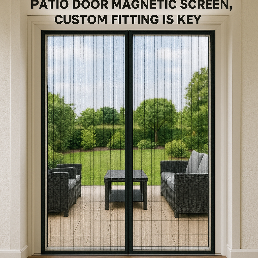 Patio Door Magnetic Screen: Why Coverwith's Custom Fit is Best