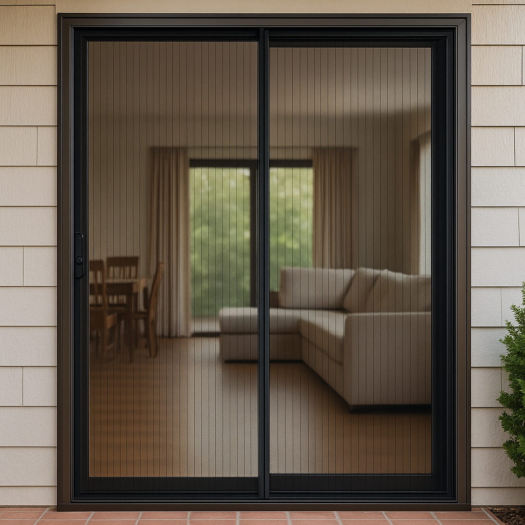 The Perfect Magnetic Sliding Door Screen? It Has to Be Custom Fit by Coverwith!