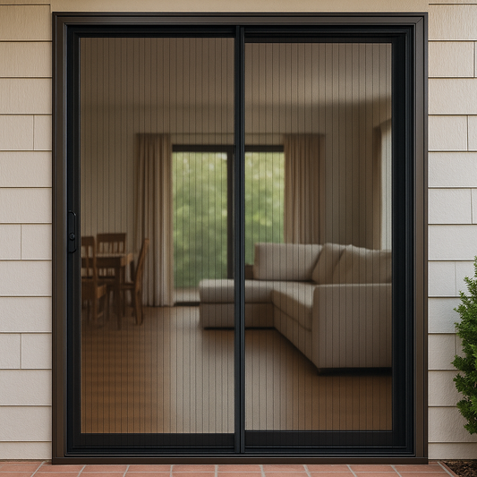 The Perfect Magnetic Sliding Door Screen? It Has to Be Custom Fit by Coverwith!