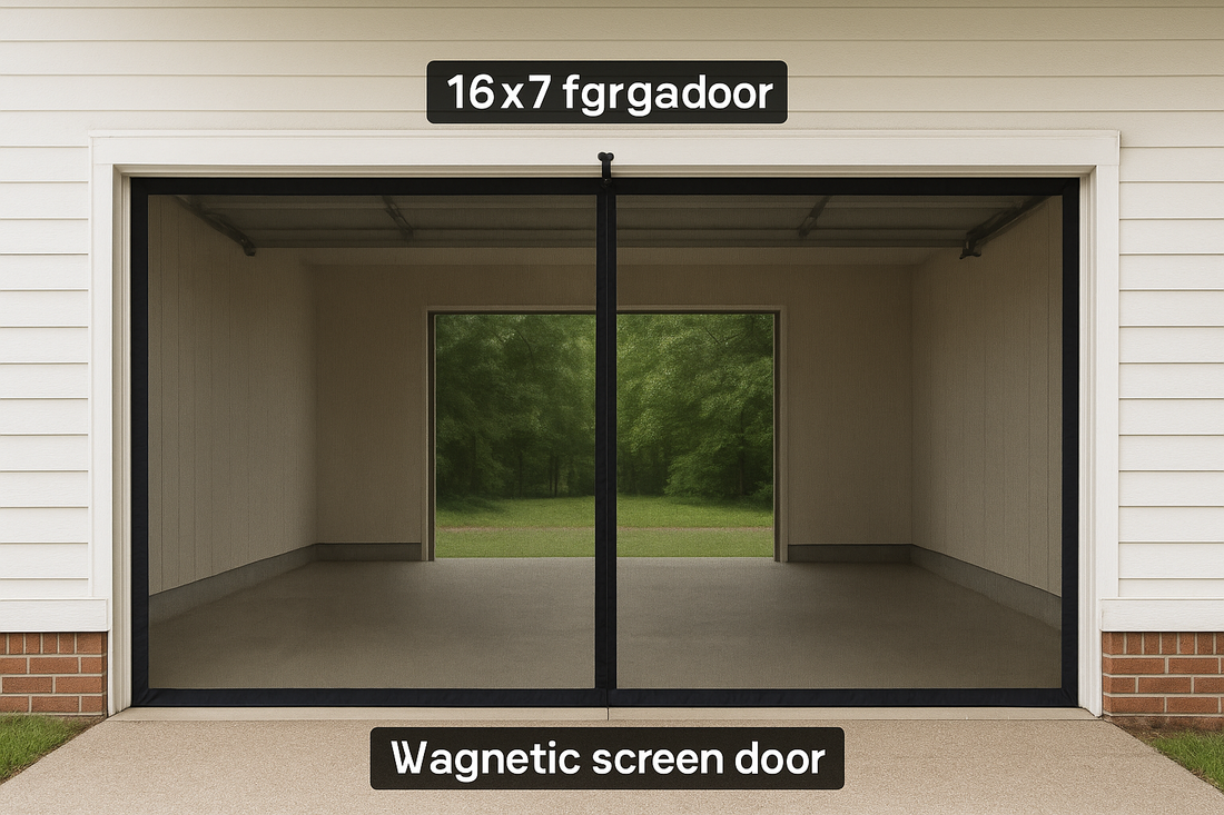 Screening Your 2-Car Garage: What to Know About Double Garage Magnetic Screen Doors