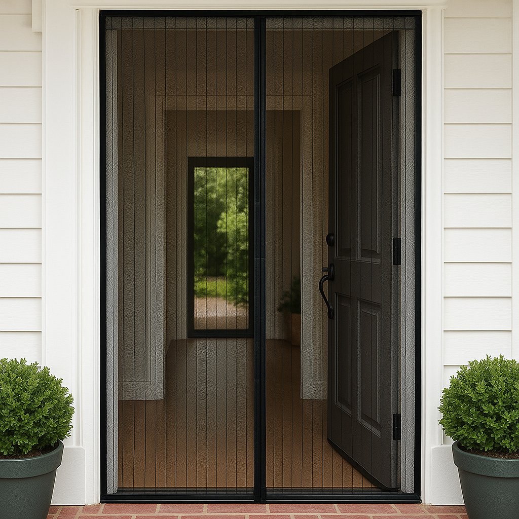 The Easy Alternative to Retractable Screens: Coverwith's Custom Magnetic Doors