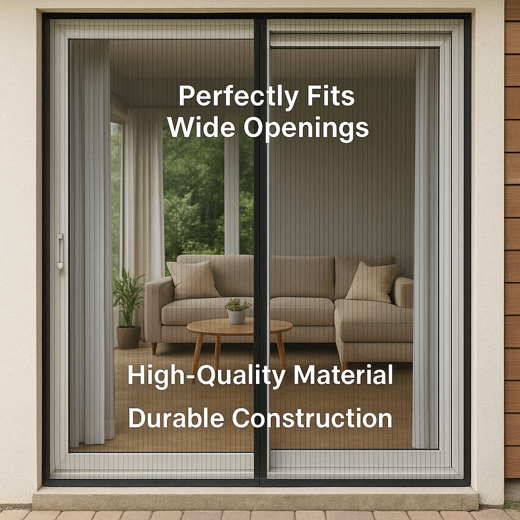 Sliding Door Magnetic Screen: Why Custom Fit from Coverwith is Essential