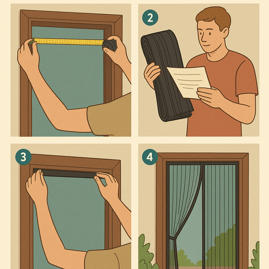 Breeze In, Bugs Out: Your Easy DIY Guide to Installing a Magnetic Screen Door