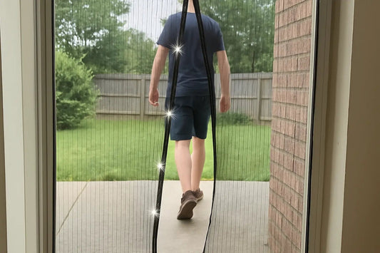 Door Screen Magnetic Magic: Let Fresh Air In, Keep Pests Out! - CoverWith