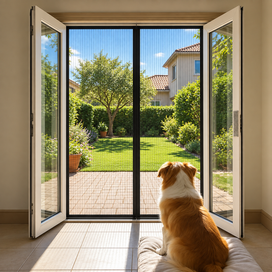 Custom Pet-Proof Magnetic Screen Door