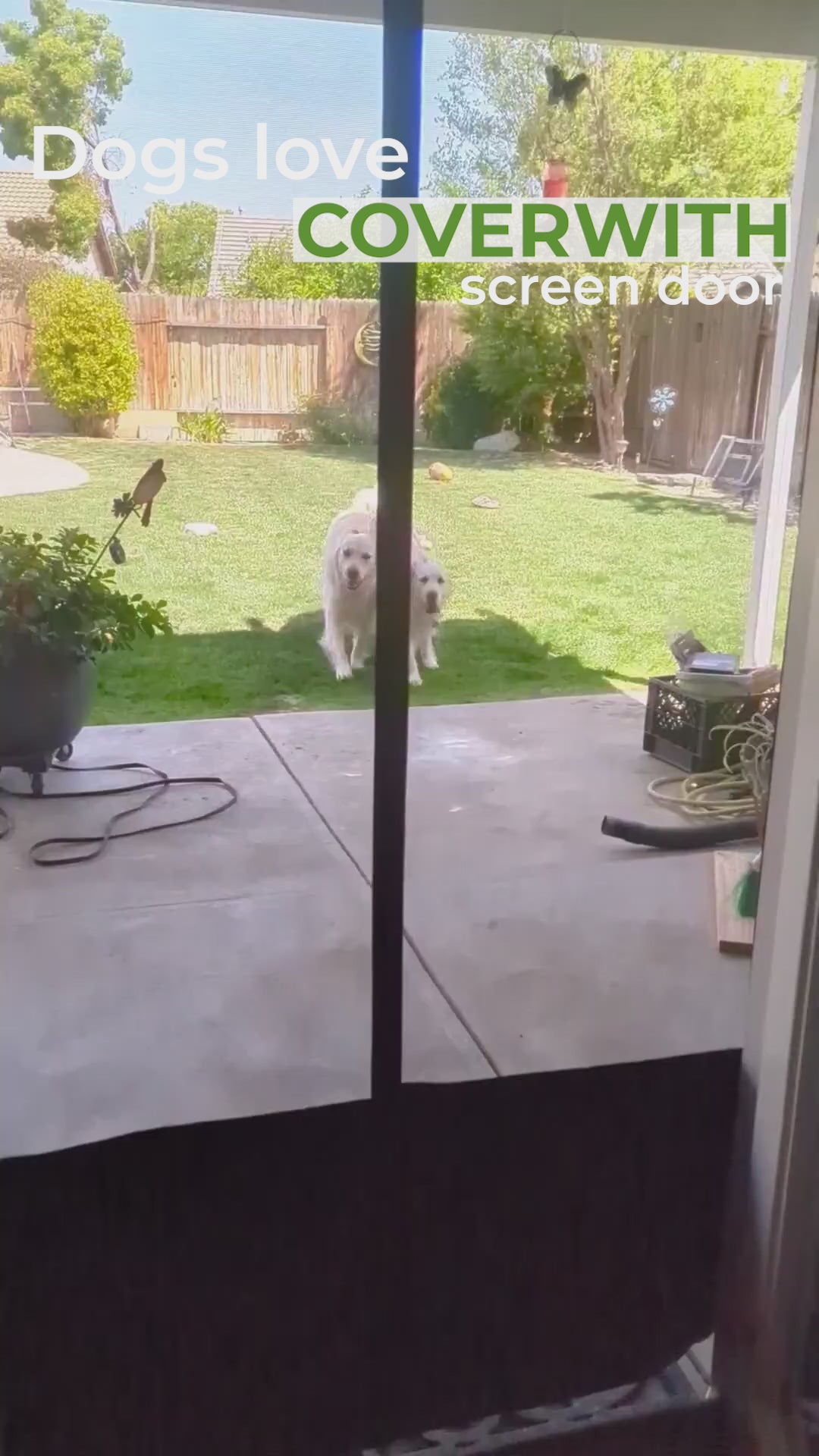 Pets Love Coverwith Magnetic Screen Door - Part2